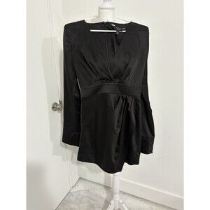 Chrissy Teigen X Revolve Coconut Curry Mini Dress Blk Small New‎